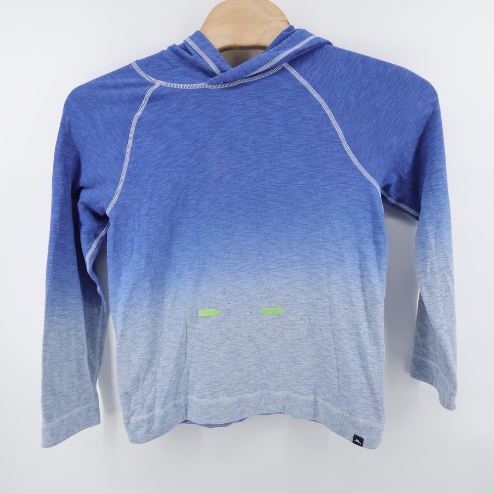 Tommy Bahama Ombre Slub Pullover Hoodie Blue Long‎ Sleeve Womens Fits Large